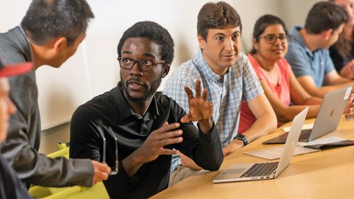 Engineering faculty teaching graduate students