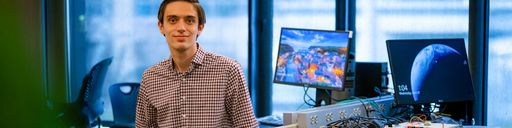 Portrait of engineering student, Dylan Tocci '21