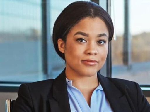 Shot of a businesswoman sitting at her desk