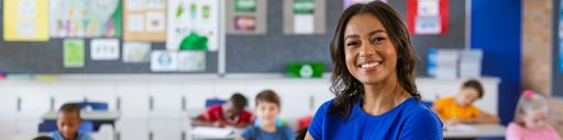 Teacher in the classroom