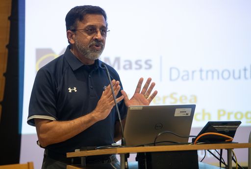 Provost Ramprasad Balasubramanian gave a presentation during the opening remarks.