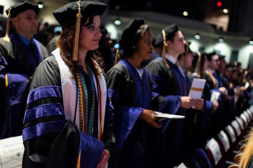 2018 UMass Law graduates at Commencement