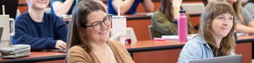 UMass Law student in the classroom