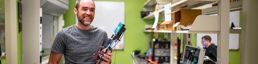 Graduate Mechanical Engineering student, Patrick Pasteris