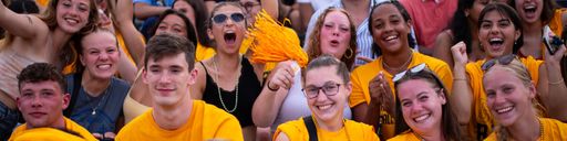 UMassD students at sporting event