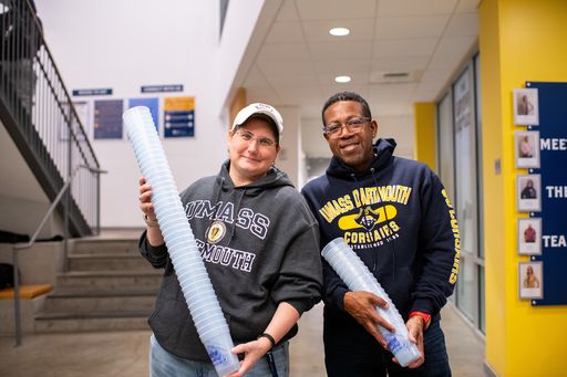 UMassD faculty at Moonlight Breakfast