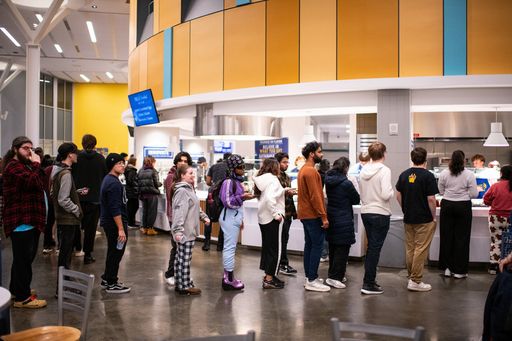 UMassD Students at Moonlight Breakfast