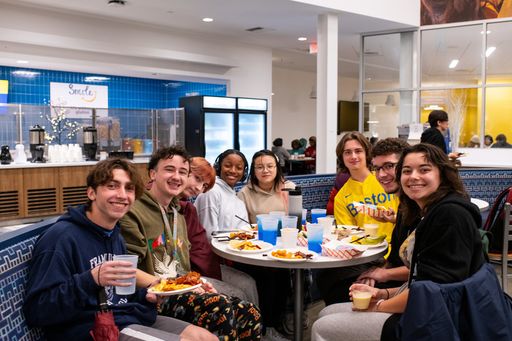 UMassD Students at Moonlight Breakfast