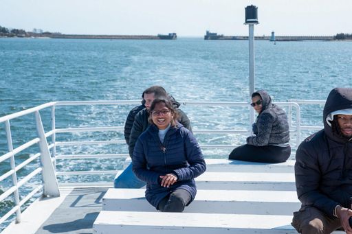 Data science student Trina Xavier, Blue Tech intern