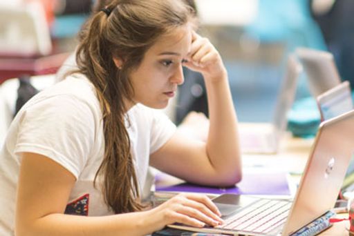 Nursing students studying 