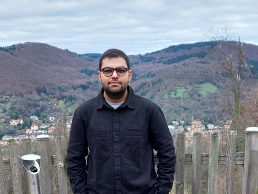 Pushkar Bhatia overlooking Heidelberg, Germany.