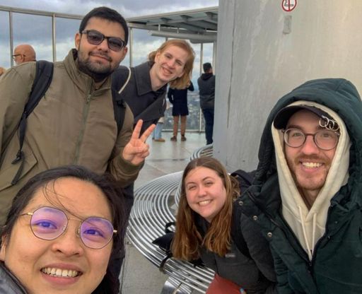 Bhatia and classmates' excursion to Frankfurt