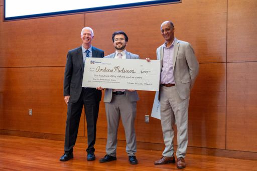 Andrew Madeiros, 3 Minute Thesis undergraduate first place winner