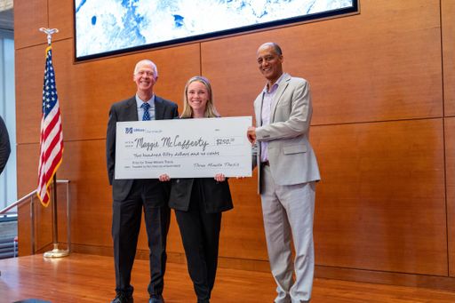 Maggie McCafferty Three Minute Thesis undergraduate third place winner