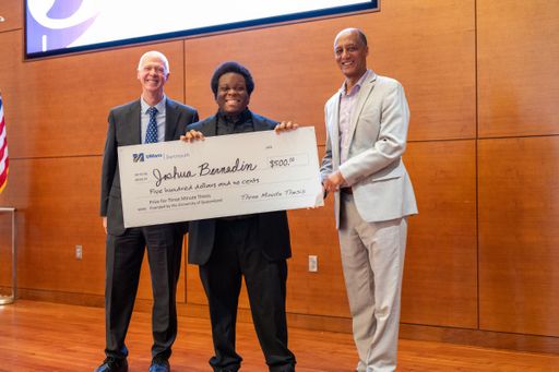Joshua Bernadin, Three Minute Thesis undergraduate second place winner