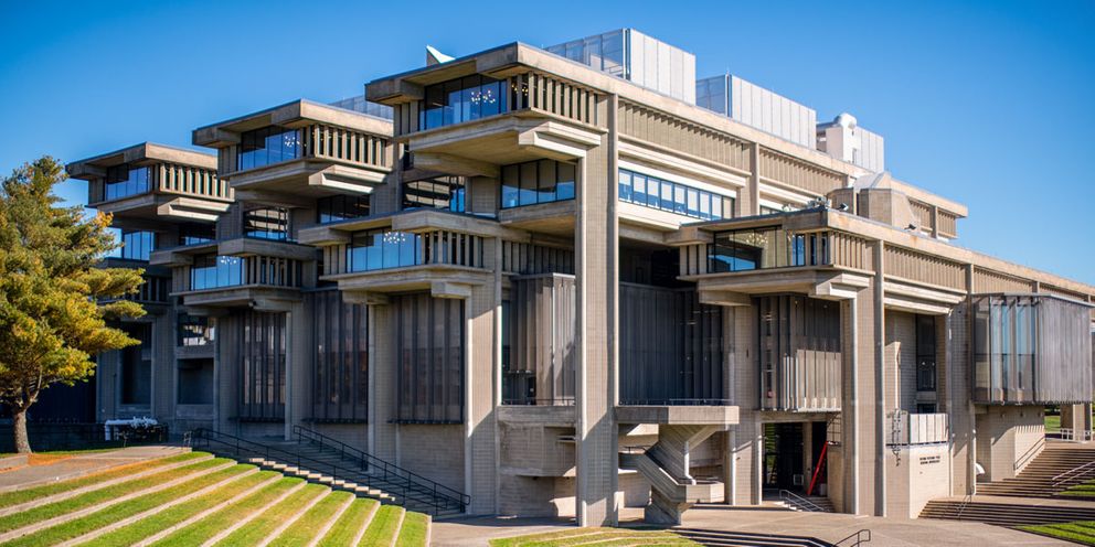 Claire T Carney library in autumn