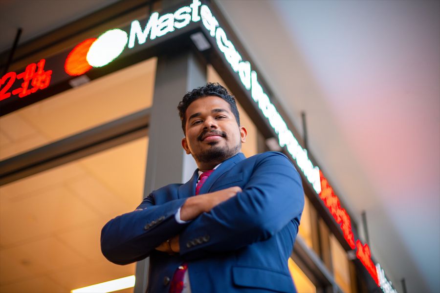 Portrait of Jeevan Teja Araveti '24: Quantitative Finance