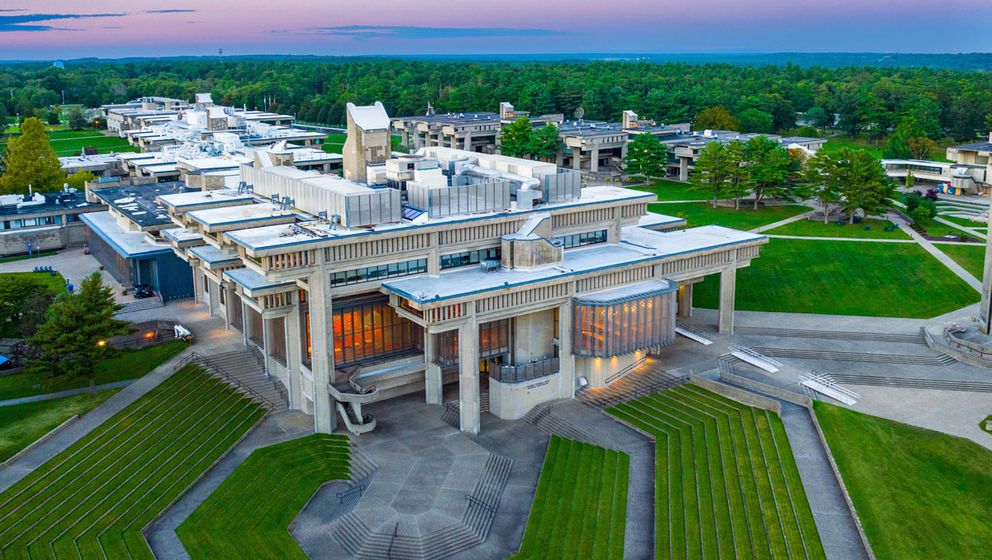 UMass Dartmouth campus aerial view