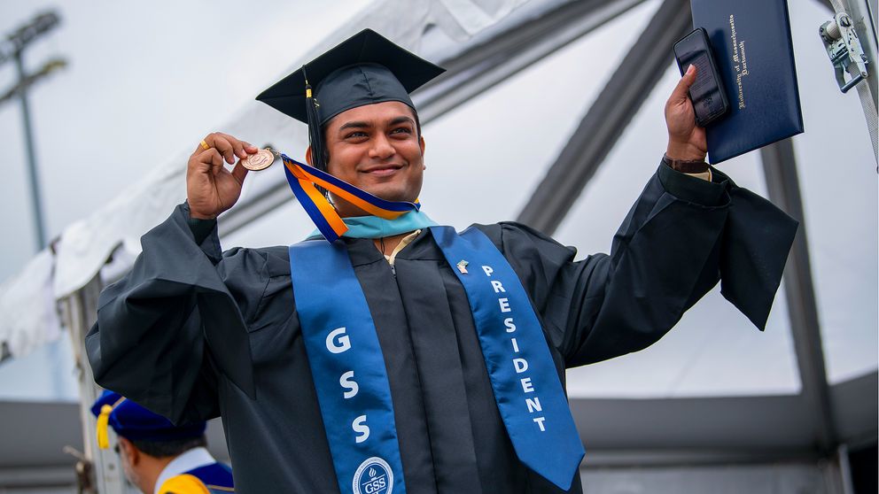 Graduate Student Senate President at Commencement