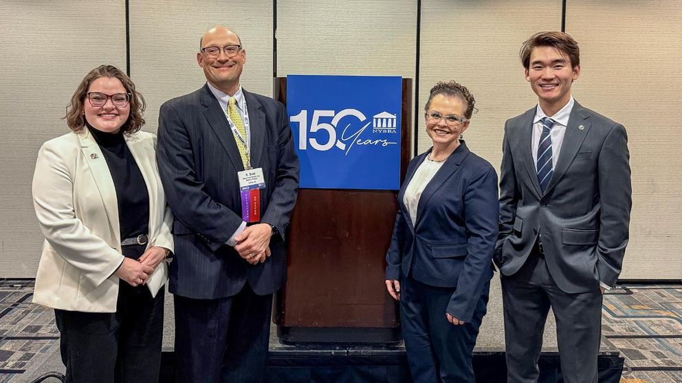 Kate Hancock pictured at the New York State Bar Association annual meeting