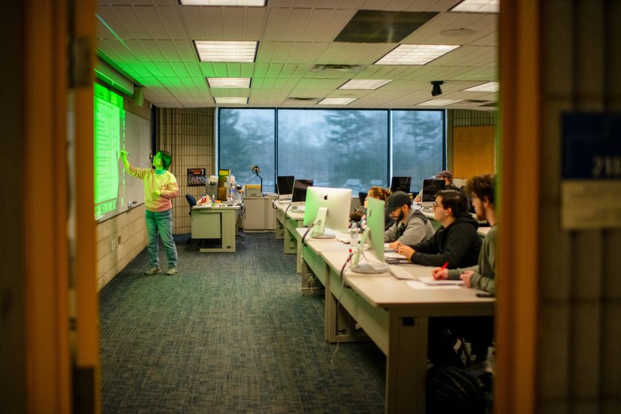 Classroom with teacher