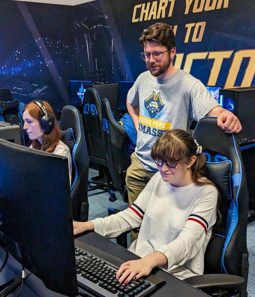 Corsair Esports team in the gaming room