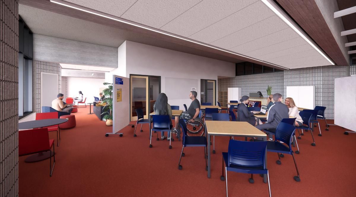 Rendering of LARTS student resource spaces