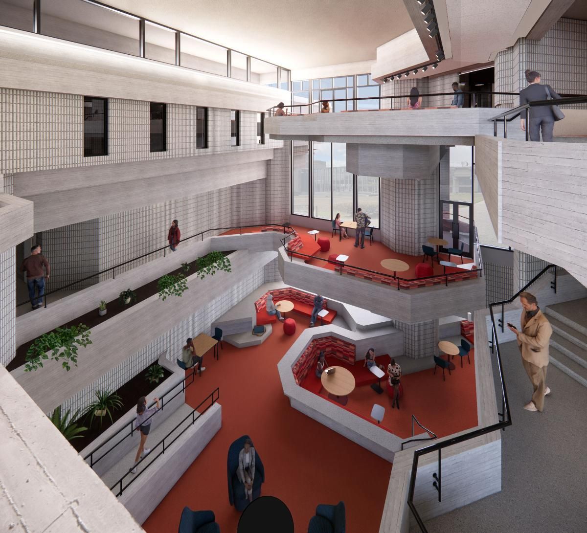 Rendering of LARTS atrium
