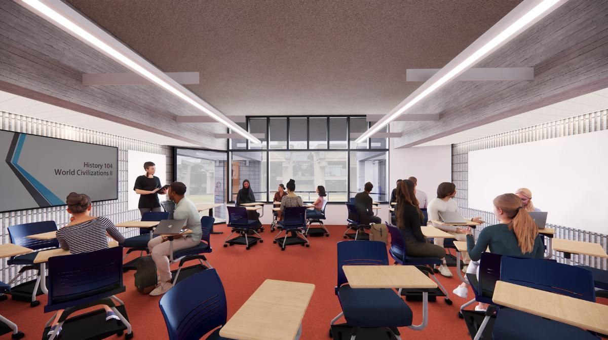 Rendering of LARTS small classroom