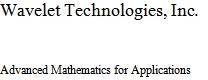 Wavelet Technologies